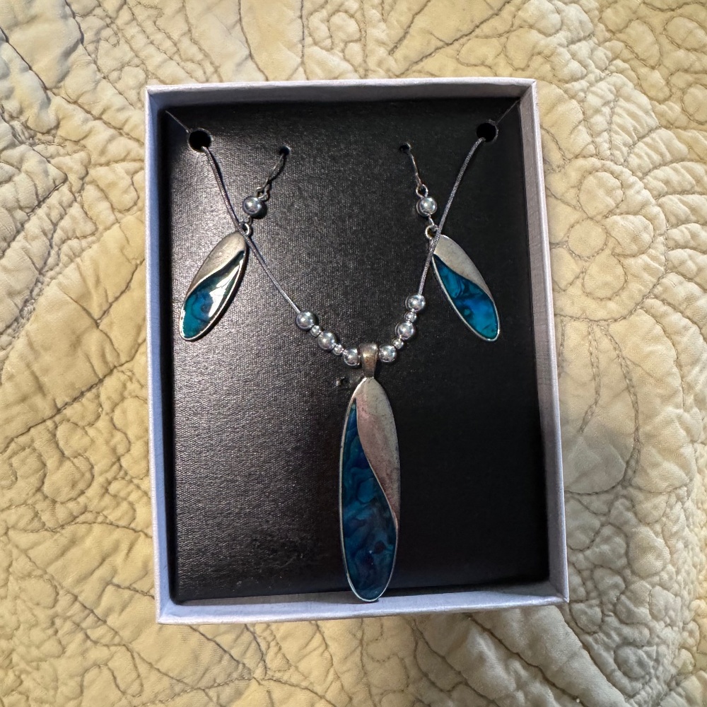 Necklace and Earrings